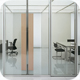 Glass partition wall 元