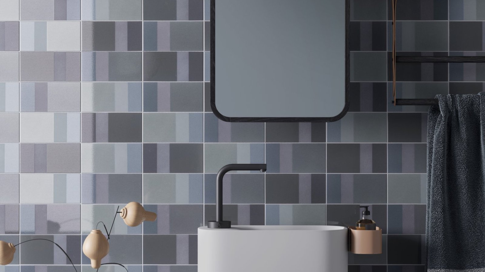 Mutina Diarama 瓷砖墙面呈现绘画般效果