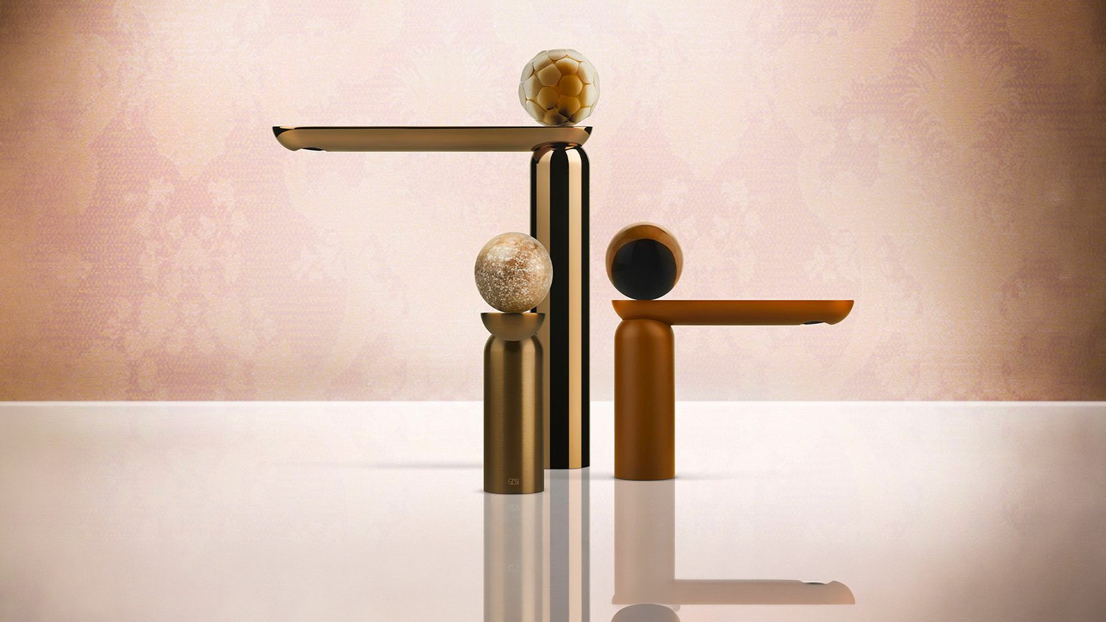 Gessi Perle 面盆龙头与穆拉诺玻璃珠