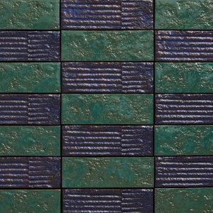 以 Patricia Urquiola 的 Chamotte 铺贴的卫浴间
