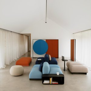 Arper 模块化坐具系统 Ralik
