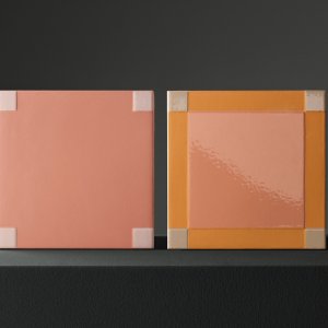 以两毫米砖缝铺贴Homage to the Square
