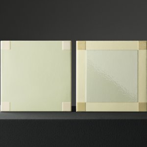 Homage to the Square墙面的客厅