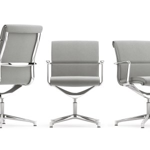 Una Chair 的封闭式铝制扶手