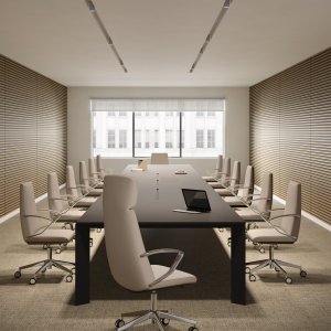 高背靠背上的 Klivia 直线缝线软包