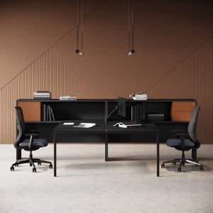 两个 Sigma bench 工位之间的中央主机模块