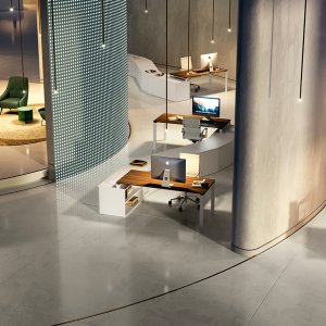 带坐垫的Loft服务柜