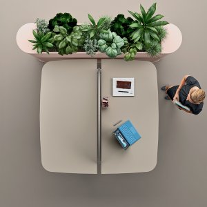 Otto 会议桌站立会议场景，Martex 出品