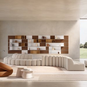 mdf italia 的 Array 等候沙发用于接待区