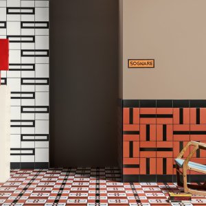 Margherita 半砖 Frame Terracotta 规格20.5×10.1厘米