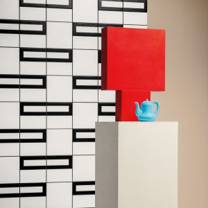 Mutina Margherita 手绘图案砖 Rhombus Black