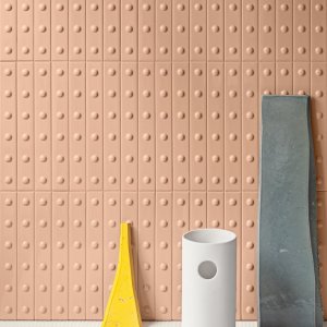 Punto Up Glossy Brun 棕色开片釉条砖 Mutina