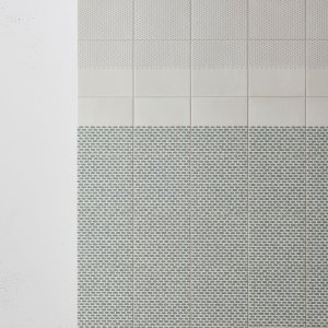 Tape 系列 Zigzag White 图案白底釉面砖
