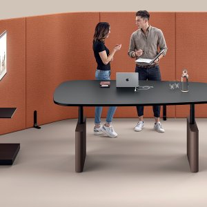 Otto 四人团队工位俯视图，Martex 出品