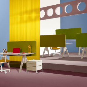 Arki-Table 桌面下方的黑色钢板线槽 CC