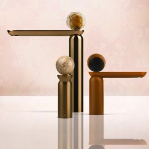 Gessi Perle 面盆龙头与穆拉诺玻璃珠