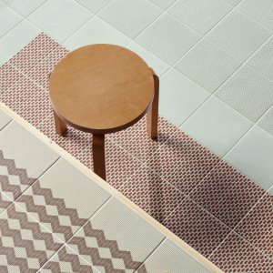 Tape 系列 Cobble Blue 蓝色图案釉面瓷质砖