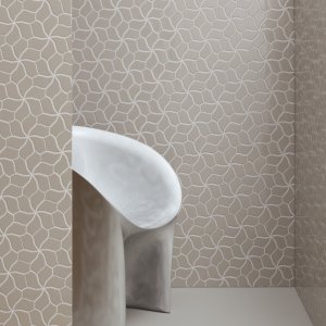 带光泽反射的 Botanica Grey Glossy