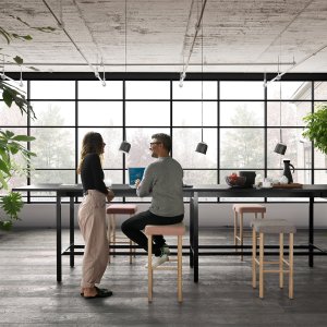 Pigreco办公桌下的带轮Personal Storage