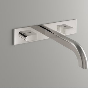 CEA Design 的 Sixty 系列 Black Ivory 龙头与大理石面盆