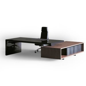 Tecno 的 Asymmetrical，Piero Lissoni 设计，置于总裁办公室